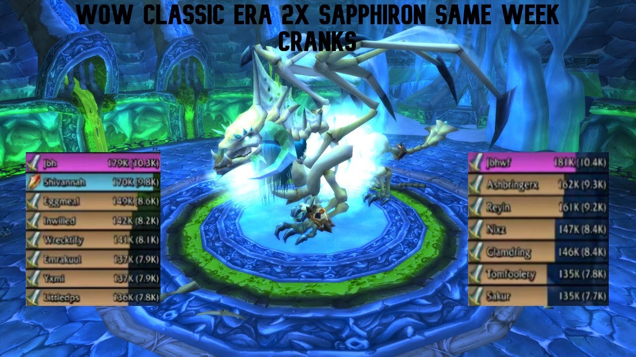 Wow Classic Era | Back to Back Sapphiron Polarity cranks