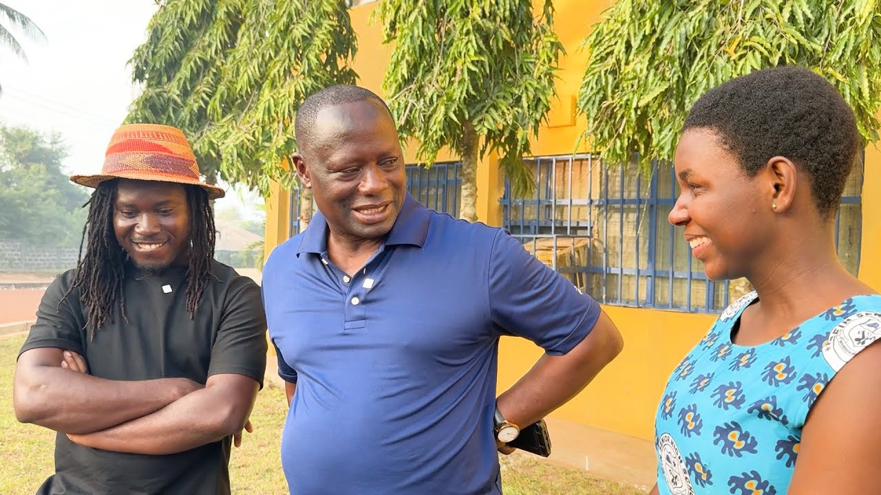 Unexpected Visiting  Ms Oduro On Campus After Final Paper