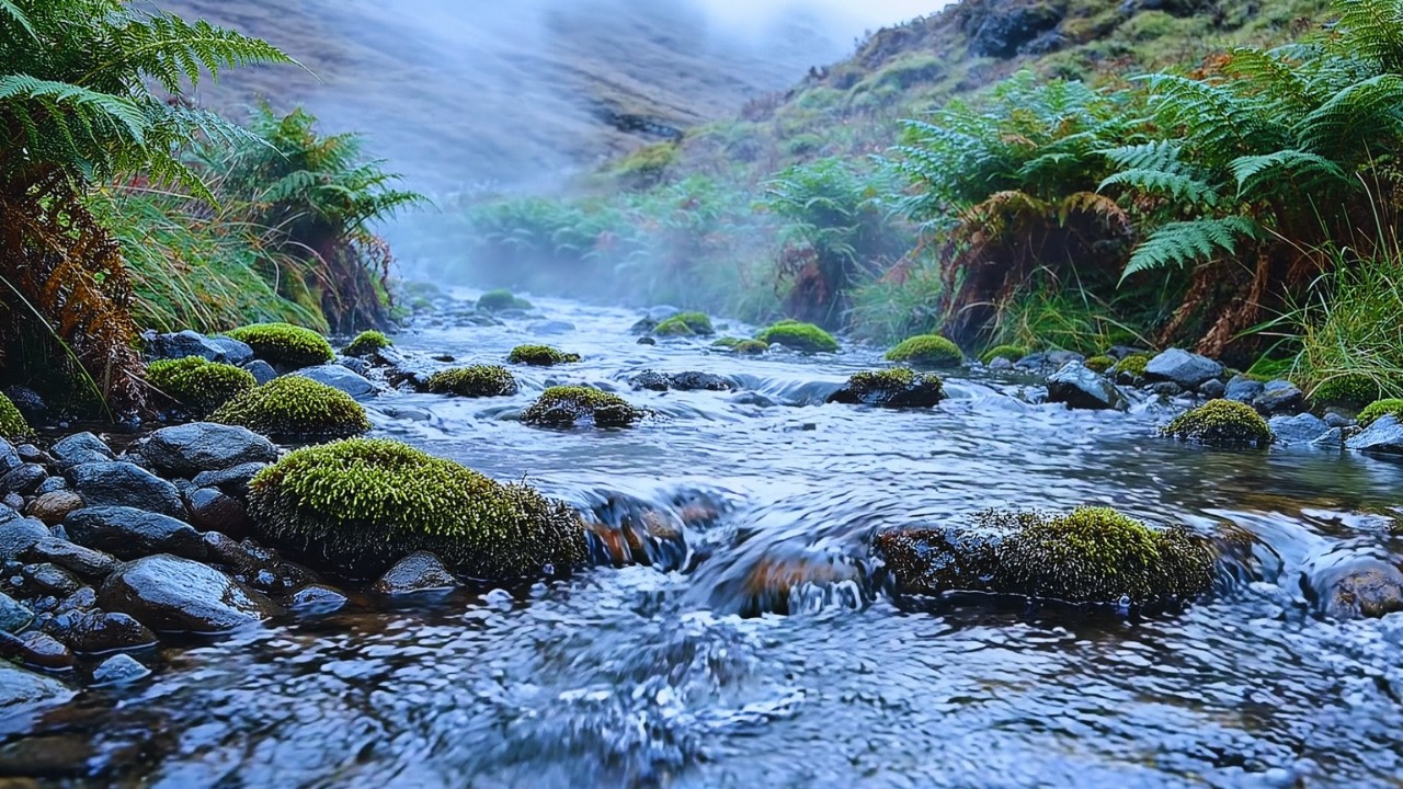Sleep in Minutes with Calm River Sounds & Soft Relaxing Music (3 Hours)