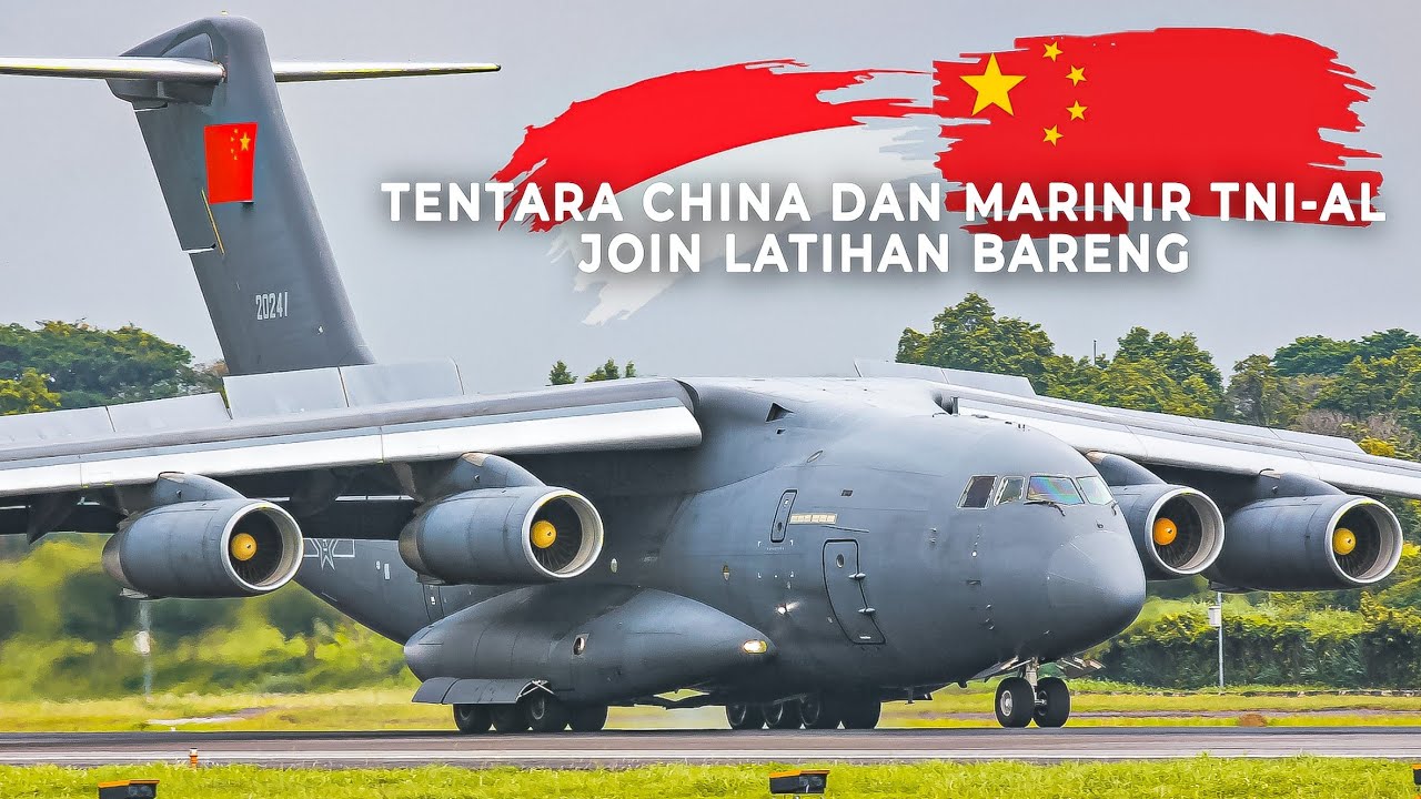 Perdana Pesawat China Air Force Xian Y-20 Kunpeng Mendarat Di Jakarta