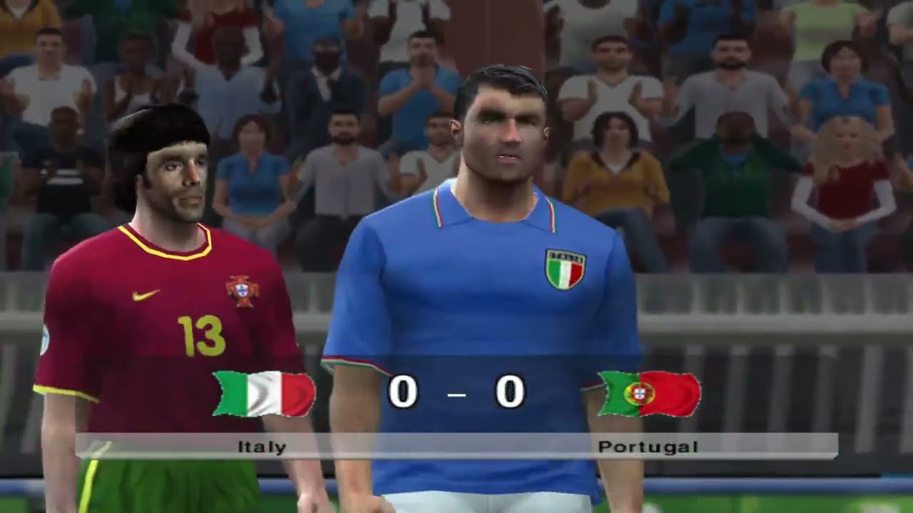 Italy vs Portugal , World Cup , PES 2006 , Playstation PS2/PC