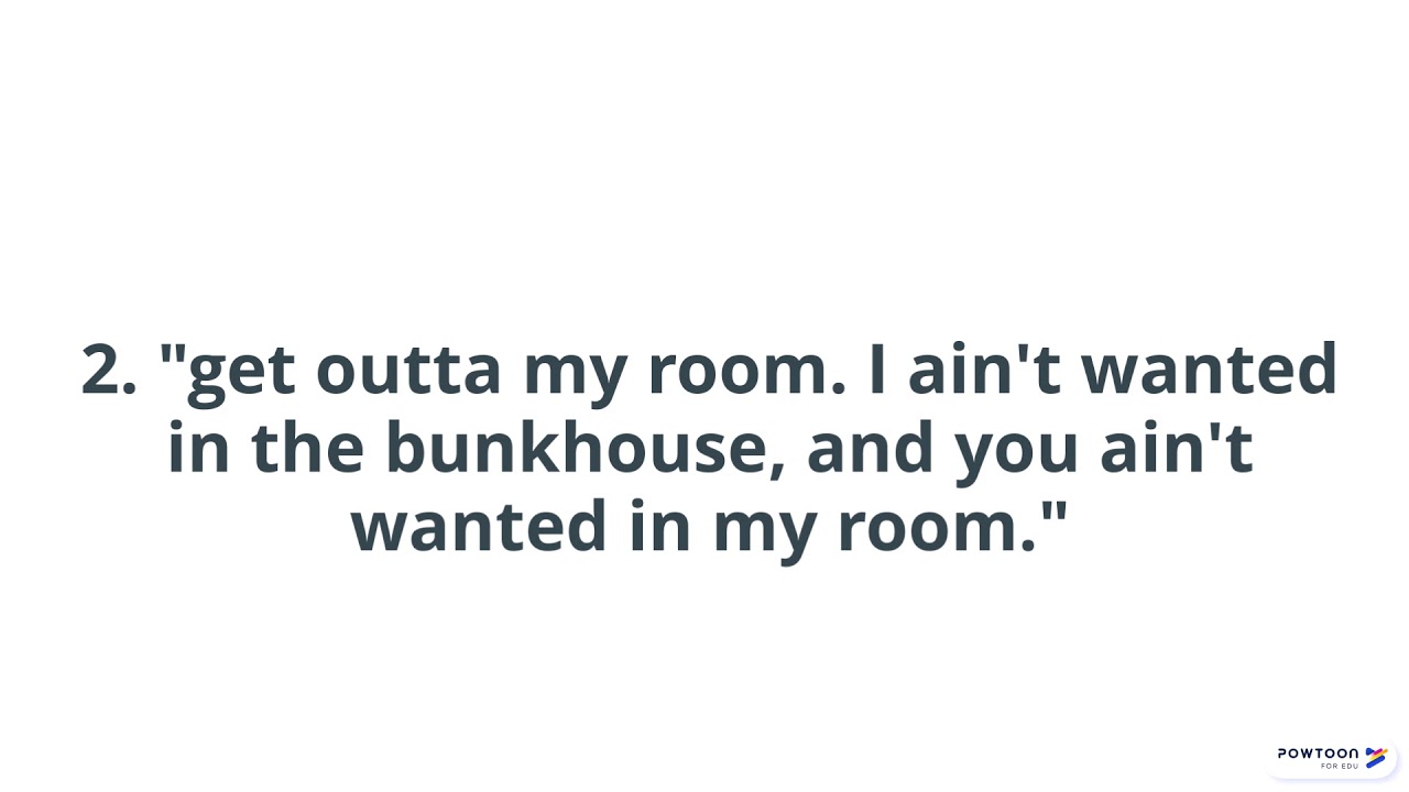 Crooks quote analysis