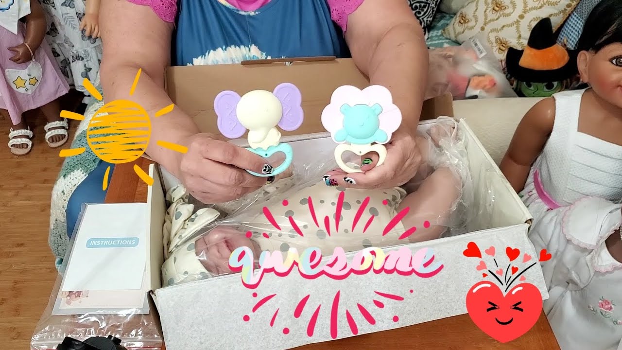 What a Beautiful Amazon Reborn-like Doll Box Opening! Plus Temu Baby Clothes. Fun on a budget  😁🤑