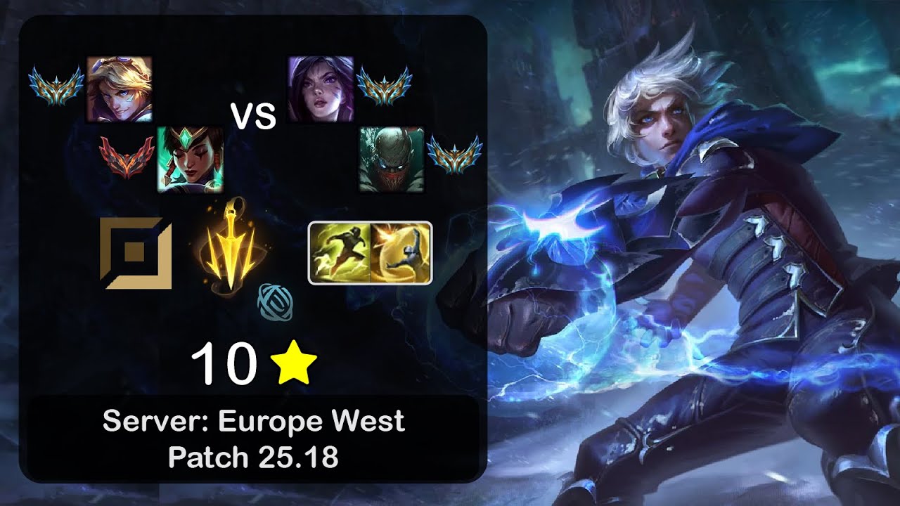 Ezreal ADC + Karma vs Kai'Sa + Pyke - EUW Challenger - Patch 25.18
