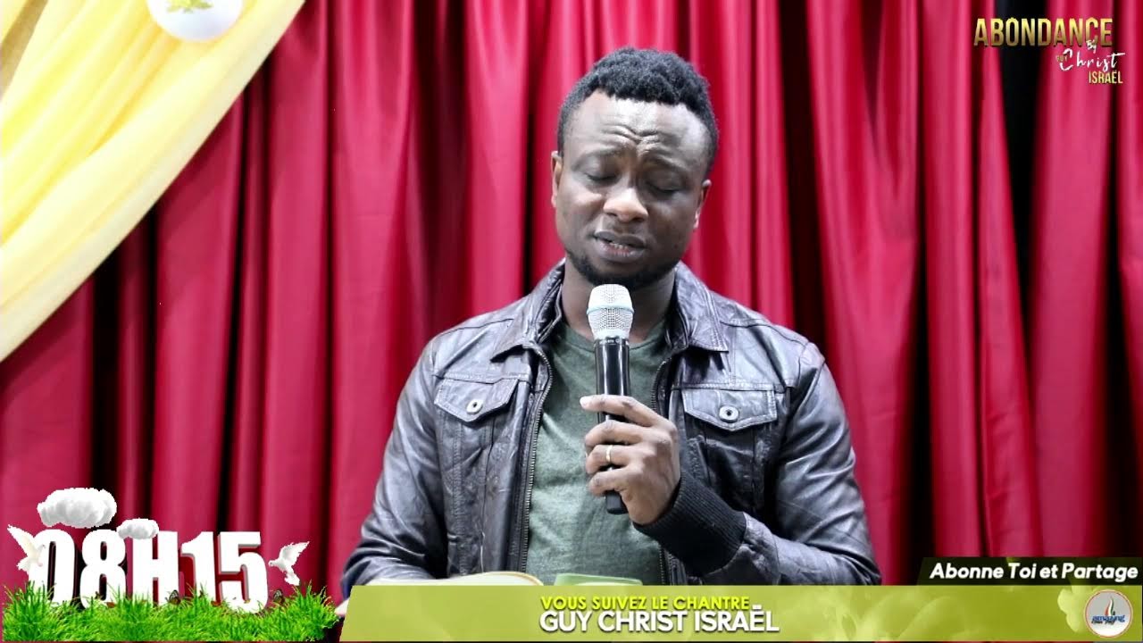 CHANTRE GUY CHRIST ISRAËL / 08H15 DU 21-12-2021 /CONFIONS NOTRE FIN D'ANNEE AU SEIGNEUR