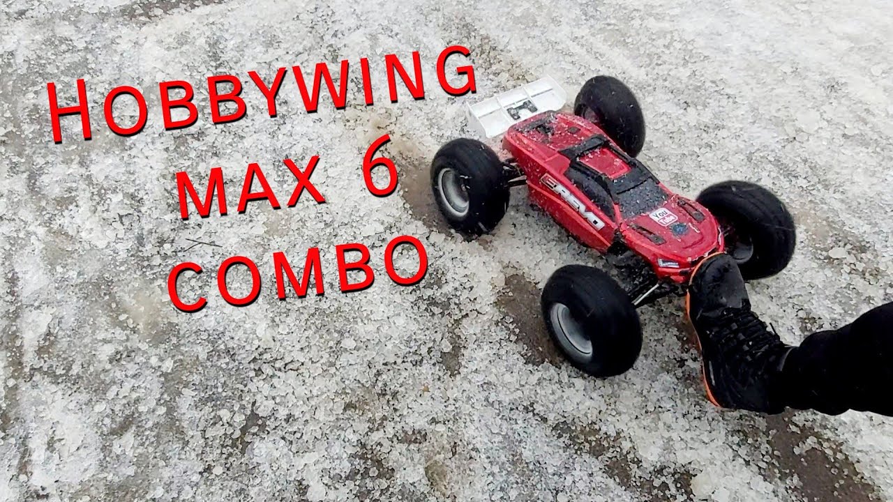 Hobbywing max6 in my E Revo crazy power 🔋