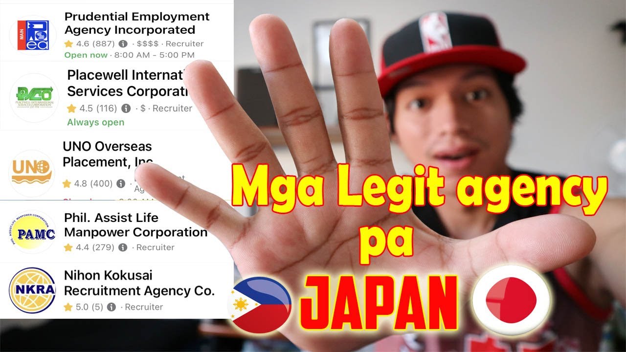 🇯🇵🇵🇭 5 Legit and recommended Agency pa JAPAN || how to apply in japan