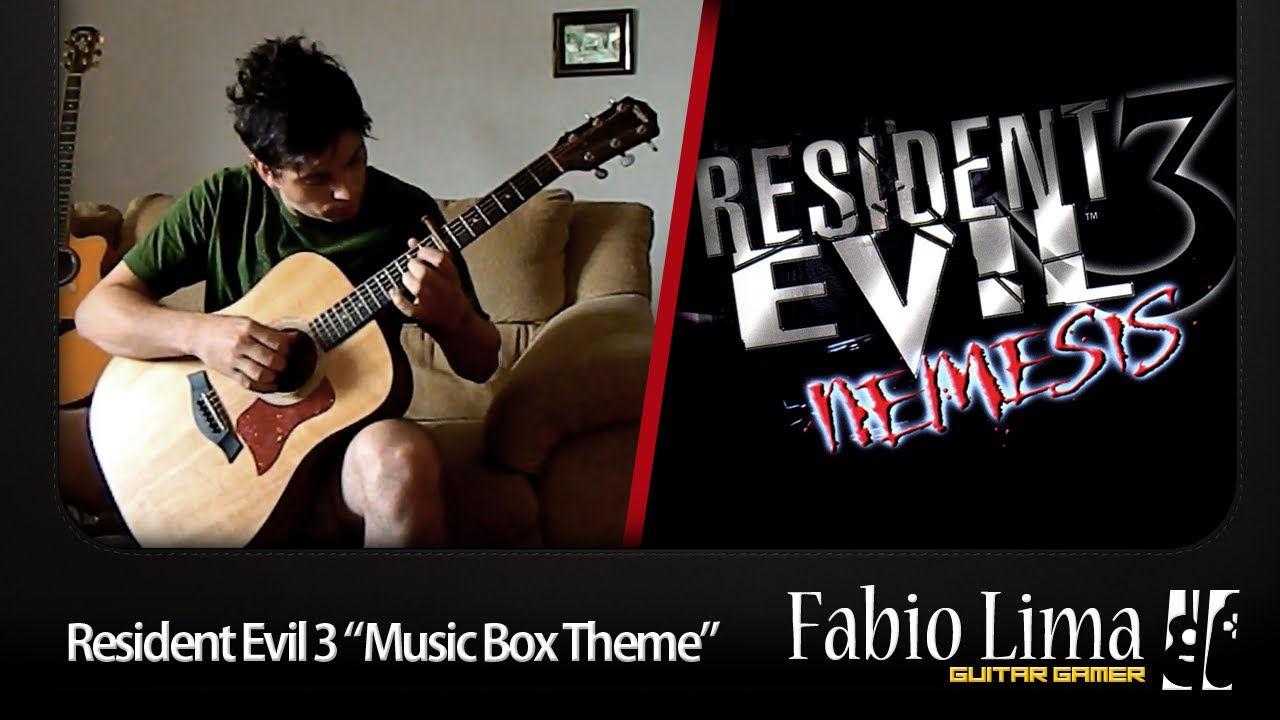 Resident Evil 3 &uml;Music Box Theme&uml; on Acoustic Guitar by GuitarGamer (Fabio Lima)