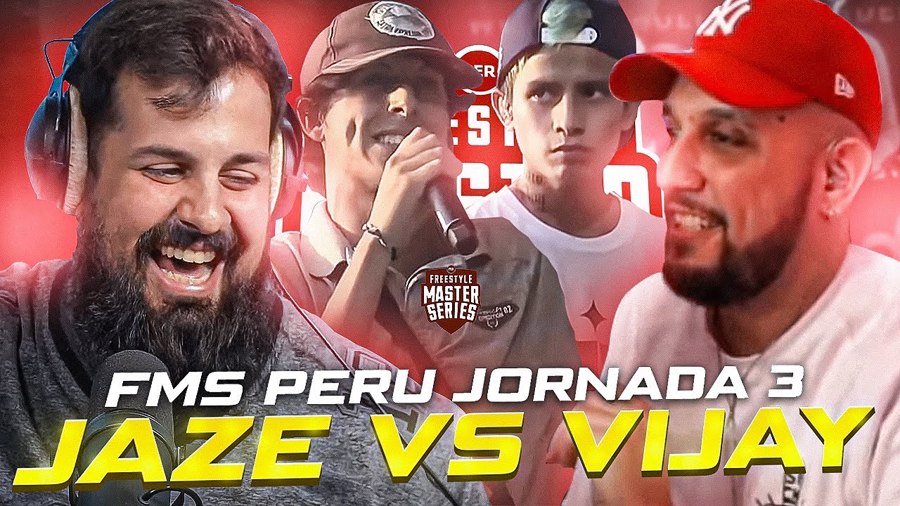 ES UN DAVID Y GOLIAT | REACCIÓN con PIEZAS a JAZE vs. VIJAY - FMS Perú 2022 J3