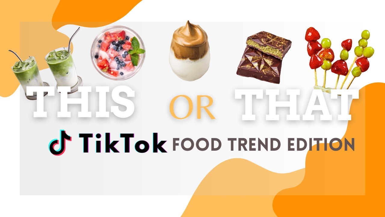 THIS or THAT ? | TikTok Food Trend Edition 🍽🌟