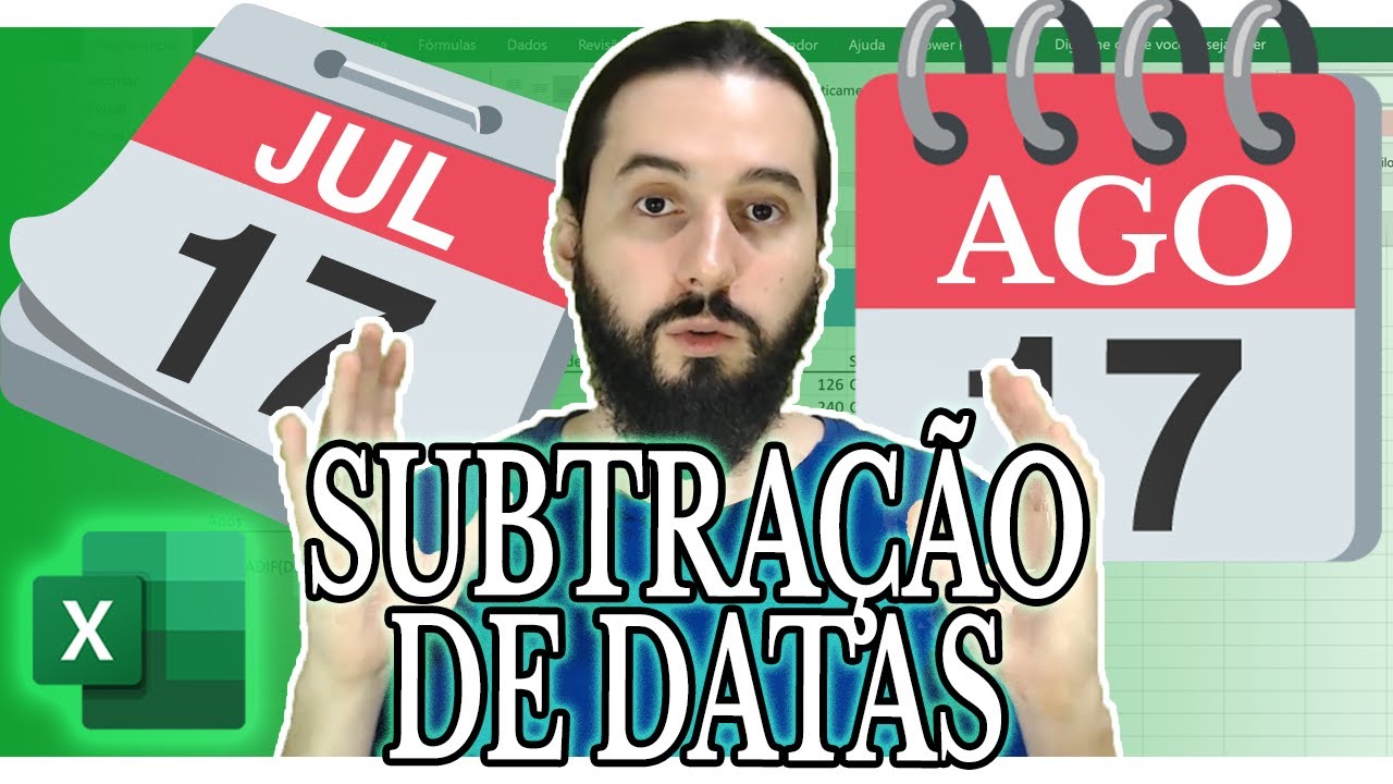 Como Subtrair Datas no Excel para Encontrar Intervalo | Função DATADIF