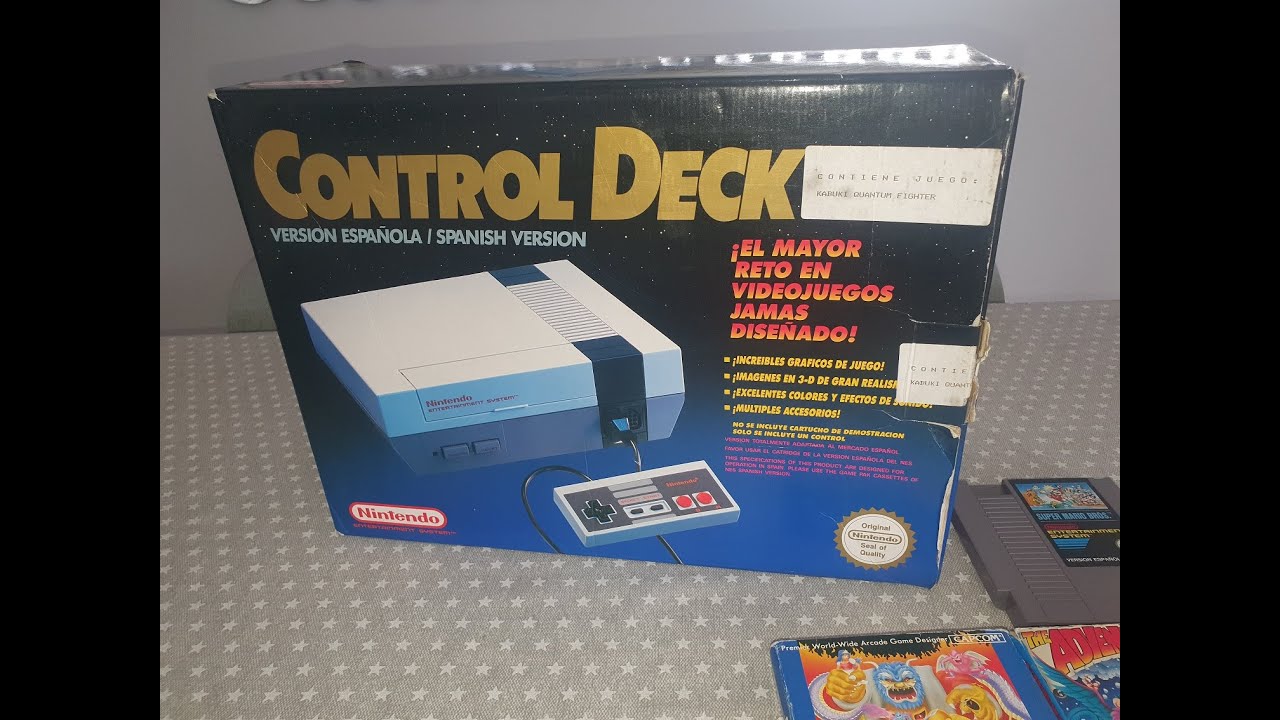 Nintendo Nes Control Deck 2ª Edición + JUEGOS. Vendida en España Carrefour en un estado espectacular