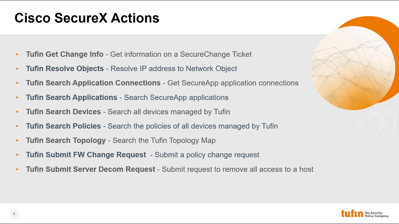 Tufin and Cisco SecureX Simplify Visibility and Increase Efficiency