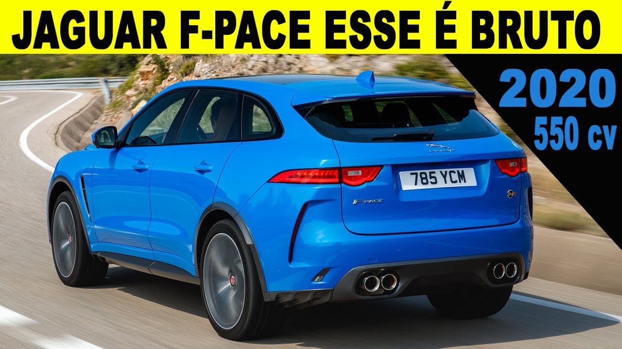 JAGUAR F-PACE 2020 UM VERDADEIRO SUV DE RESPEITO