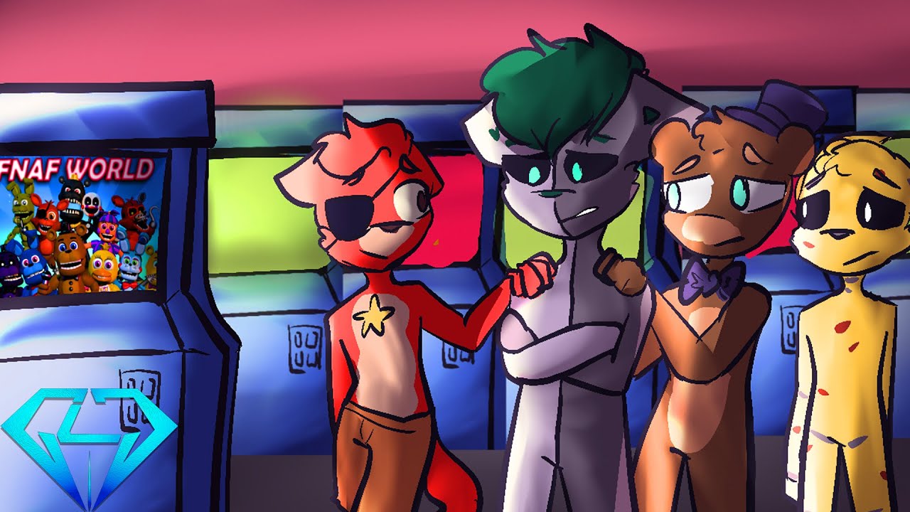 Minecraft FNAF: Playing at FNAF World Arcade! (Minecraft Roleplay)