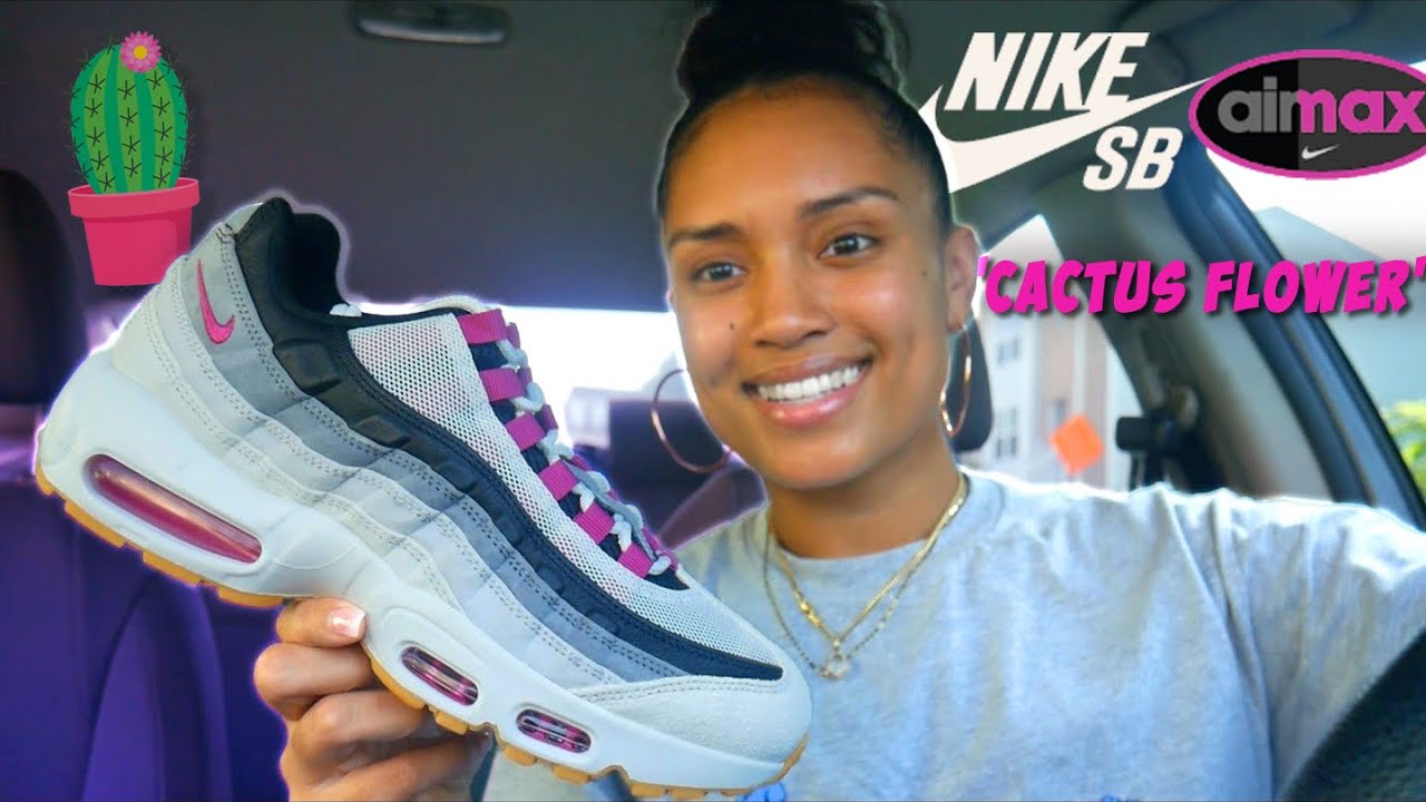 THESE ARE IMPRESSIVE !! Nike SB Air Max 95 Cactus Flower Pick Up !!