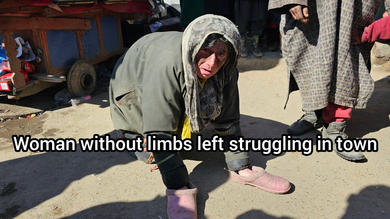 Shocker: Limbless woman promised scooter left helpless in the town.