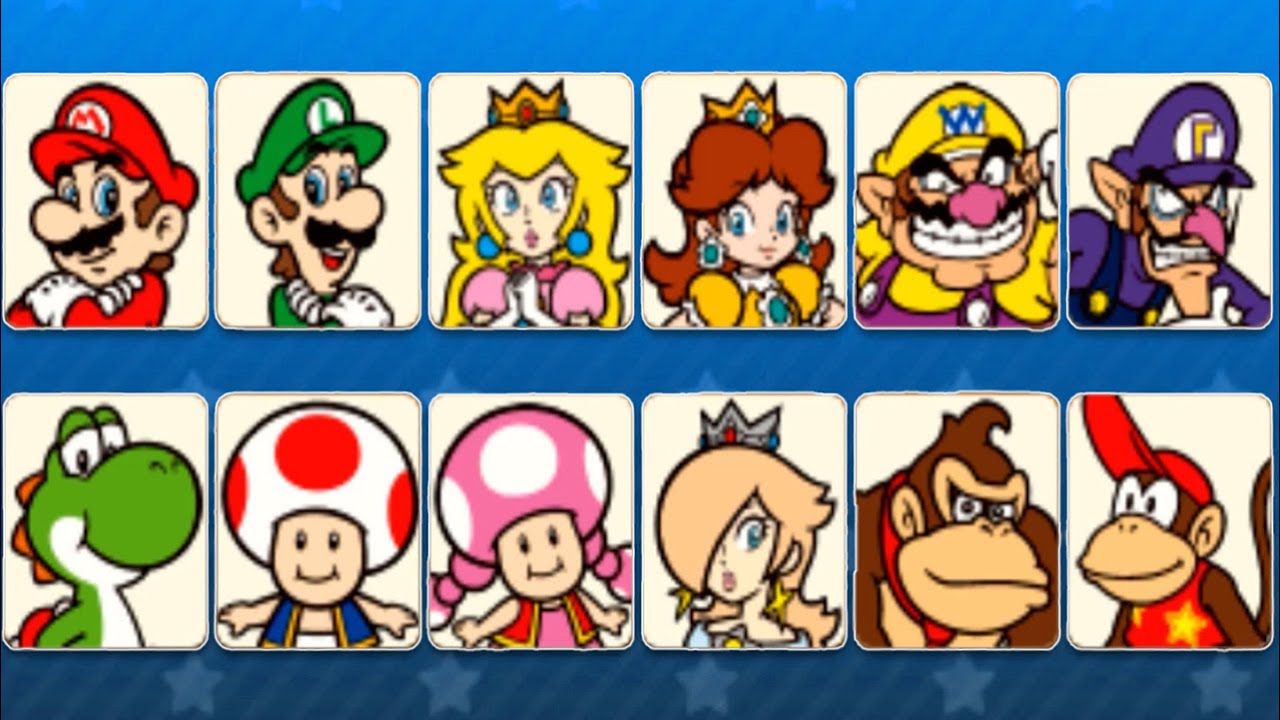 【マリオパーティスターラッシュ】すべてのキャラクター