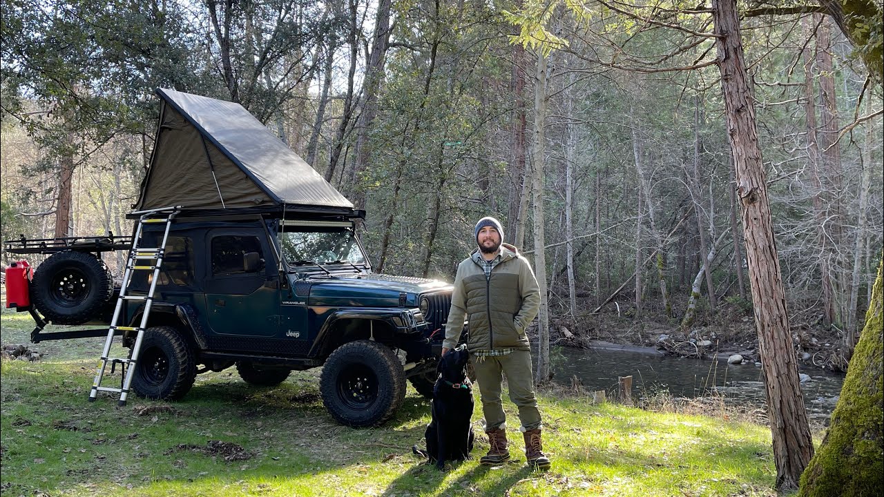 Solo Winter Camping Adventure In My Jeep Wrangler Tj