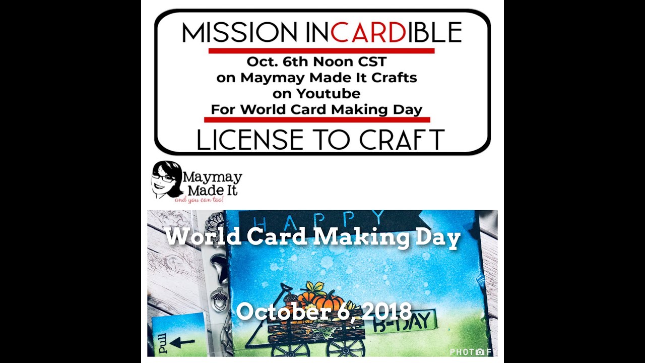 Maymay Made It's World Card Making Day Hop: Masculing Birthday
