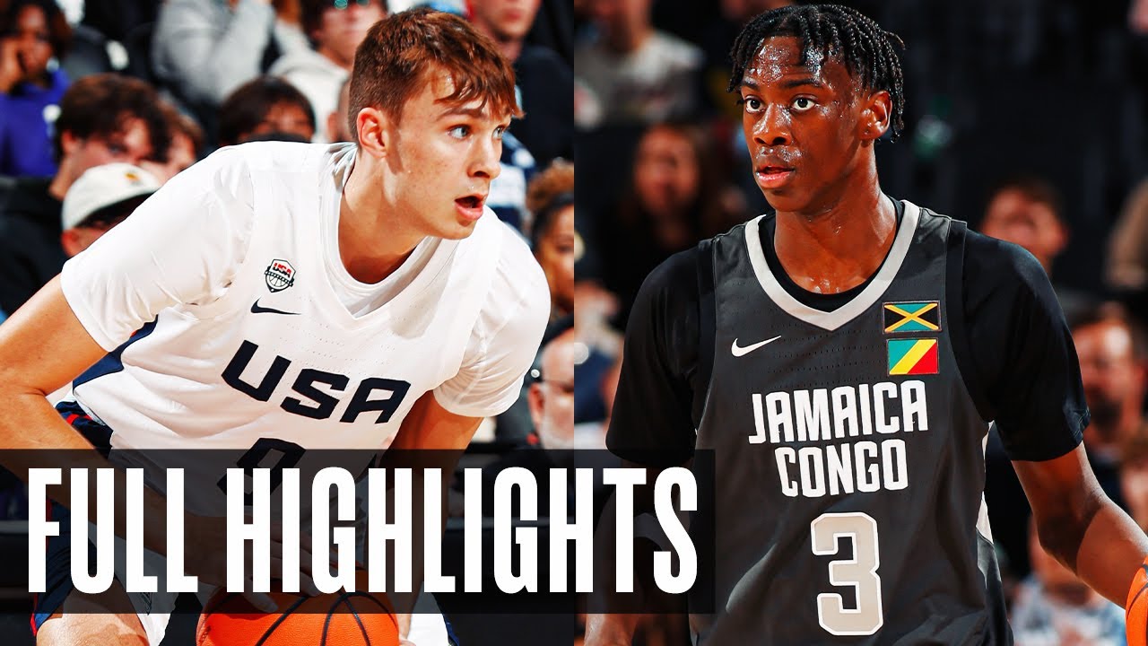 TEAM WORLD vs TEAM USA | 2024 Nike Hoop Summit | Full Game Highlights | April 13, 2024