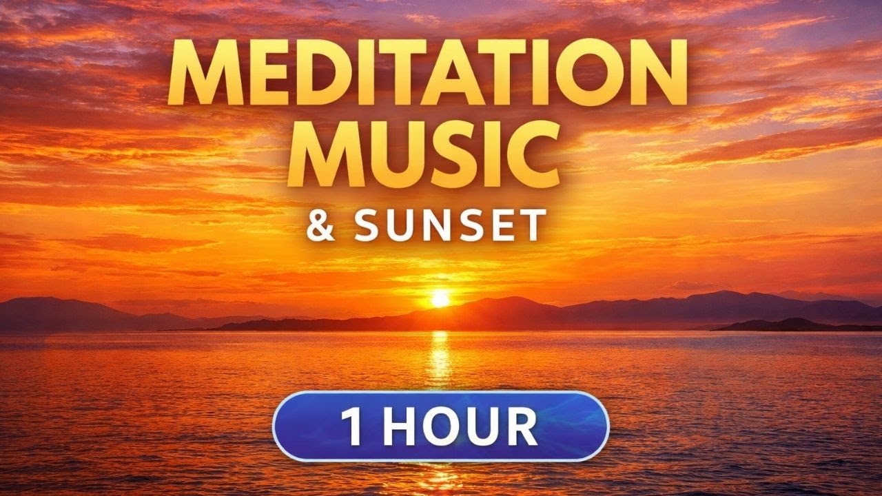 Tranquil Sunset Scenes | Soothing Music to Calm Your Mind & Body #quotes