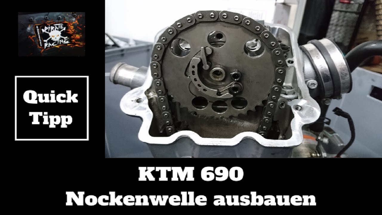 KTM 690 SMC/SMC-R/DUKE ...Quick Tipp: Nockenwelle ausbauen!