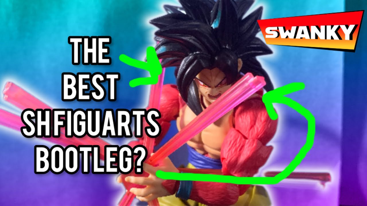 The BEST Sh Figuarts Bootleg? | Super Saiyan 4 Goku Black Hole Toys | Swanky Reviews