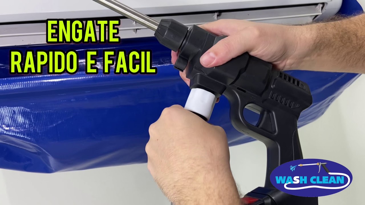 Máquina para Limpeza de Ar Condicionado Split Wash Clean 435psi bico giratório a bateria