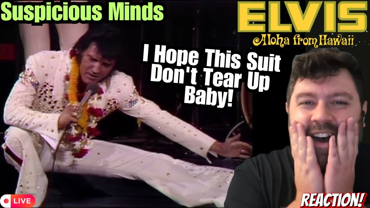 Это было уморительно! Suspicious Minds – Элвис Пресли | Реакция на песню Aloha From Hawaii