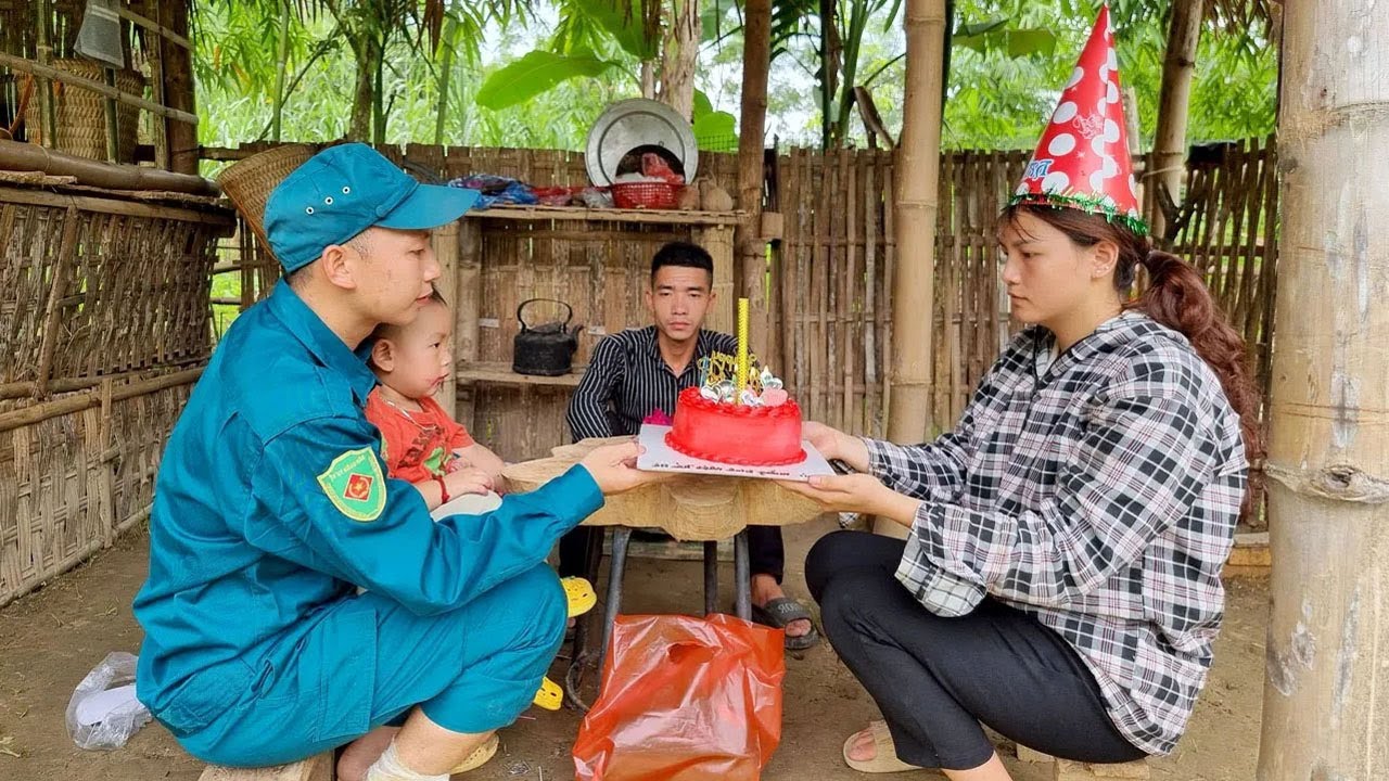 FULL VIDEO:Kind police officer helps single mother find her lost child. First birthday party for her
