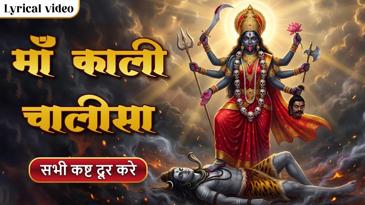 Mahakali Chalisa ~ माँ काली चालीसा With Lyrics | सभी कष्ट दूर करे महाकाली चालीसा