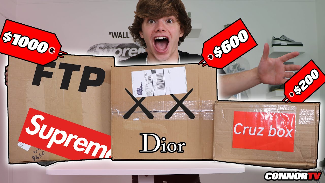 $1000 VS $600 Ebay Mystery Box VS $200 Hypebeast Mystery Box - Crazy Unboxing!