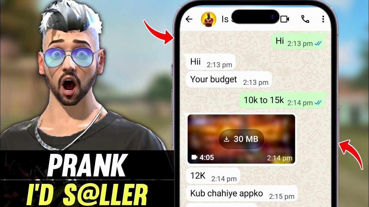I Prank Big I'd S@ller In Free Fire!!