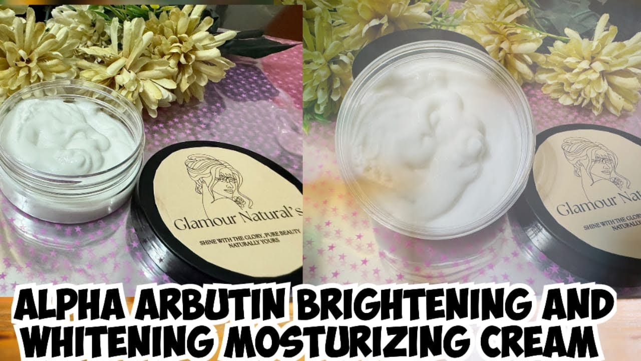 How to make Brightening and extra Whitening Alpha Arbutin Mosturizer; Dark spots, Hyperpigmentation.