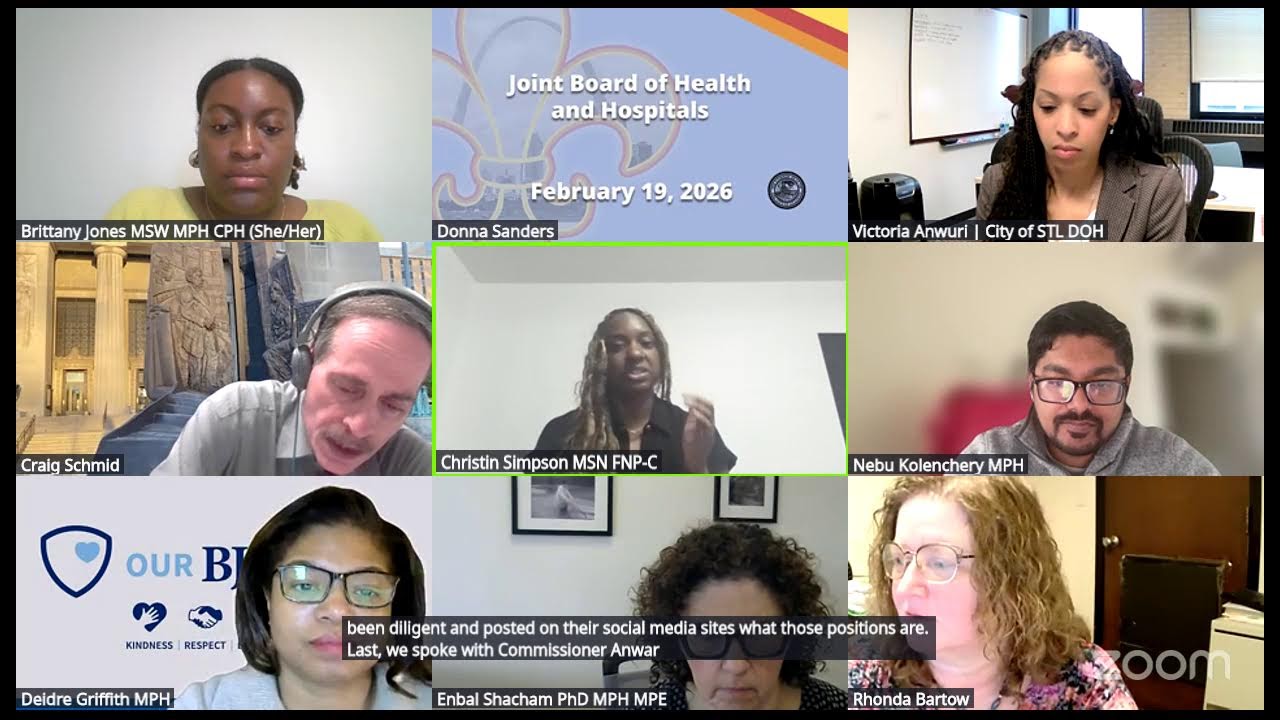Joint Board of Health and Hospitals