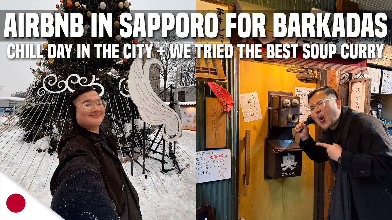 CHILL DAY in SAPPORO, JAPAN  + AIRBNB in CITY CENTER + TRIED the BEST SOUP CURRY 🇯🇵 | Ivan de Guzman