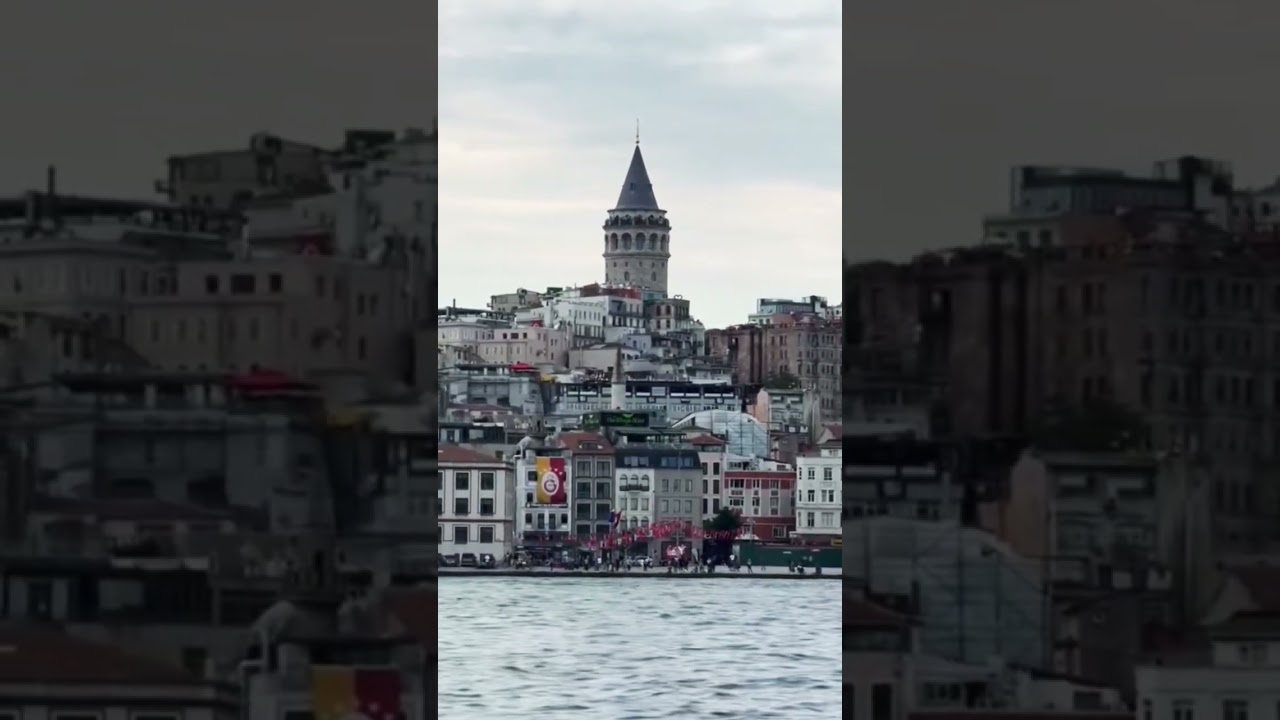 Turkey Istanbul 🗼🚢                #travel #ship #tower #turkey #istanbul #sea #beautiful #like