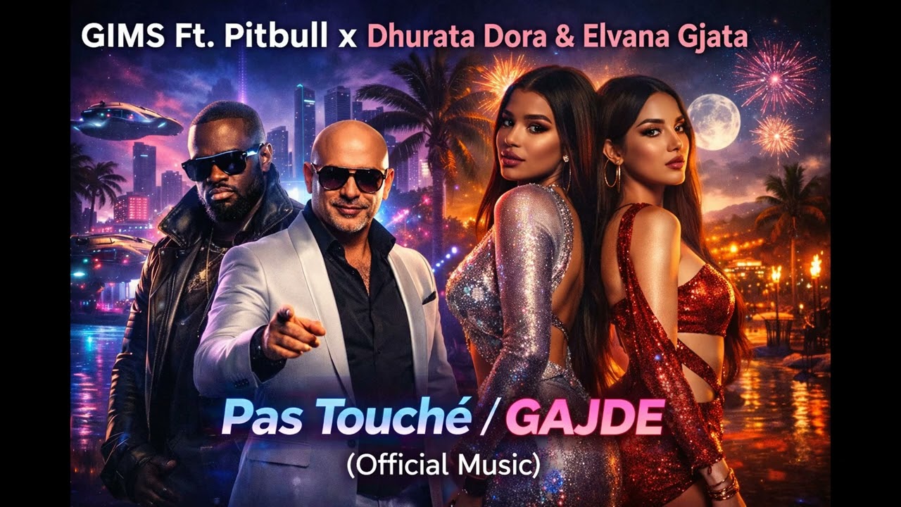 GIMS Ft. Pitbull x Dhurata Dora & Elvana Gjata – Pas Touché / GAJDE (Official Music)