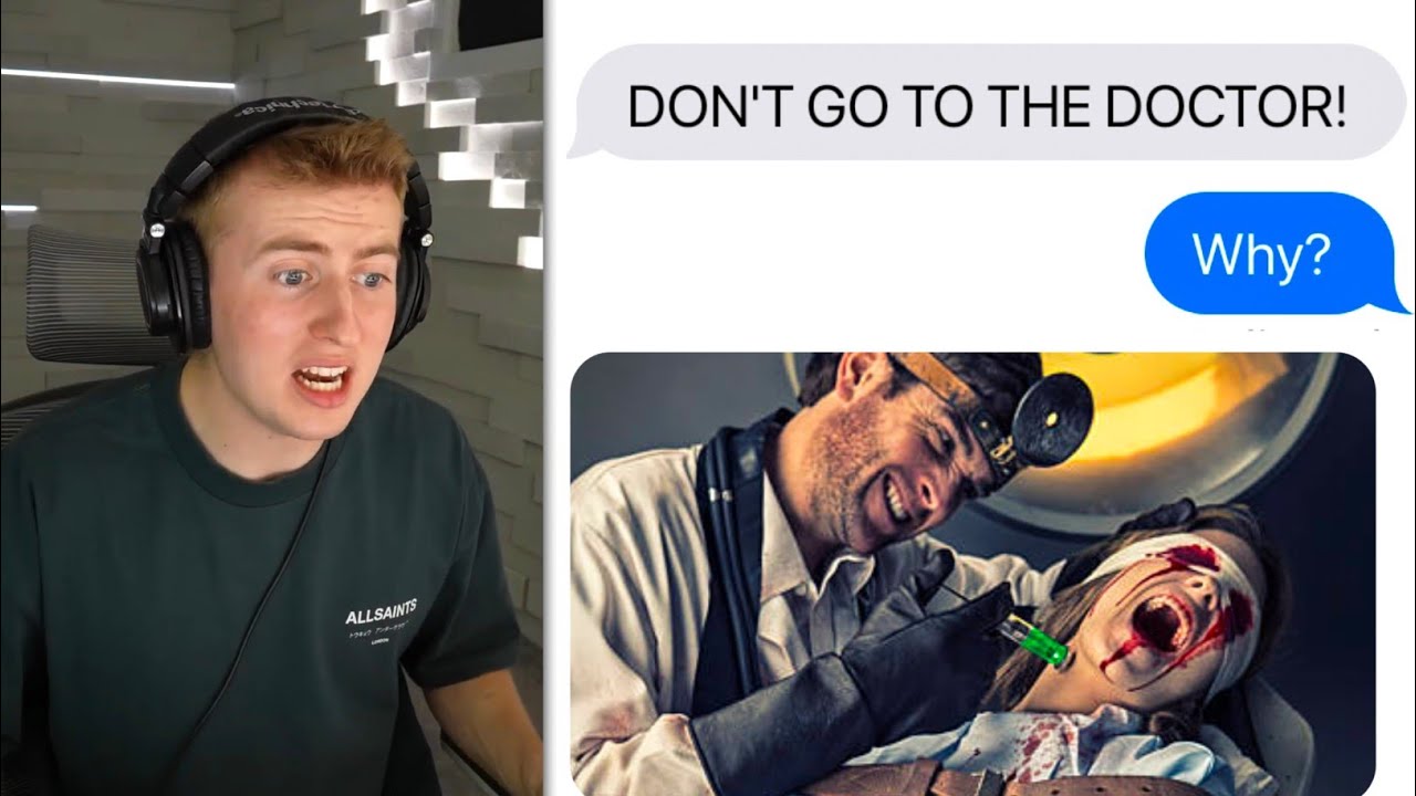 LUKE DAVIDSON REACTING TO THE SCARIEST TEXT STORIES EVER