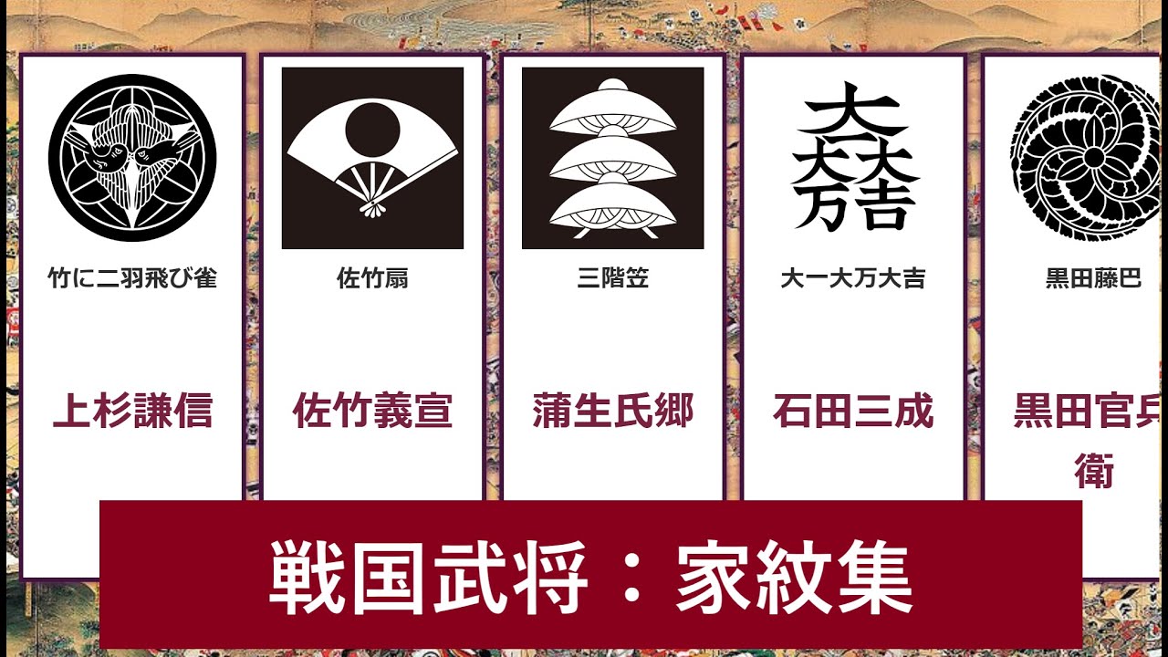 戦国武将　家紋集