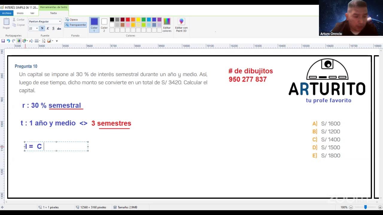 BECA 18 |06 11 2025  REGLA DE INTERÉS SIMPLE