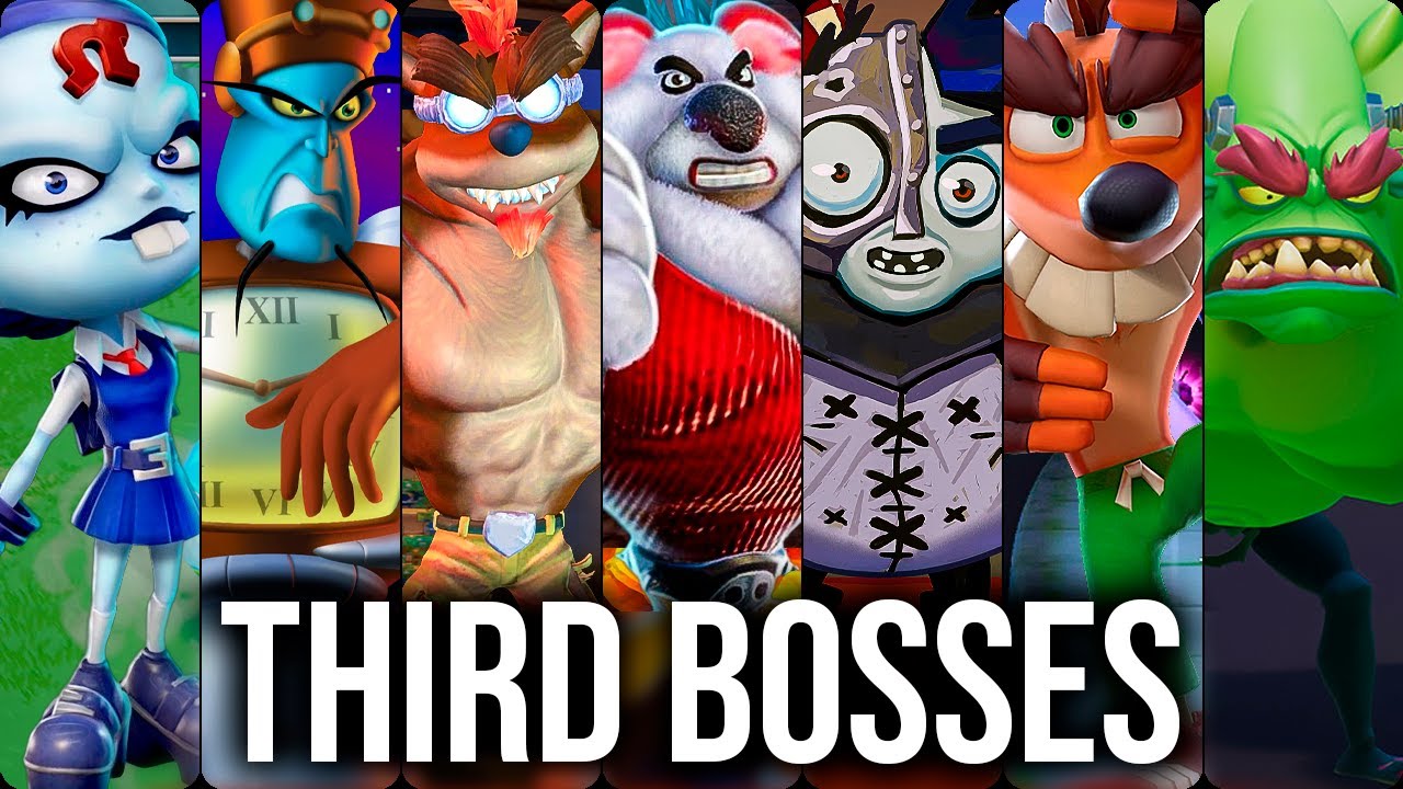 Evolution of Third Bosses in Crash Bandicoot (1996 - 2025)