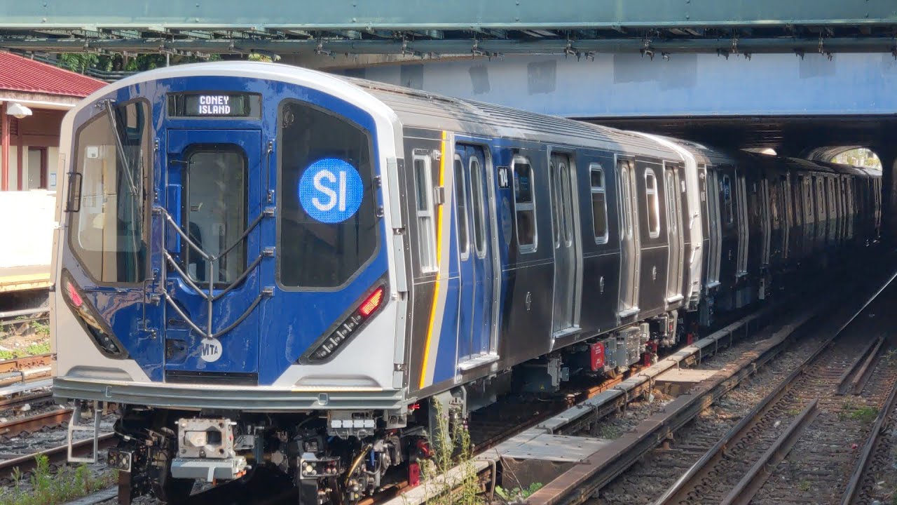 NYC Subway: New Staten Island Railway R211S Cars Testing on Sea Beach with 