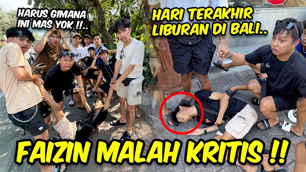 FAIZIN HAMPIR SAJA TIDAK TEROLONG !! Petualangan terakhir kami di Bali