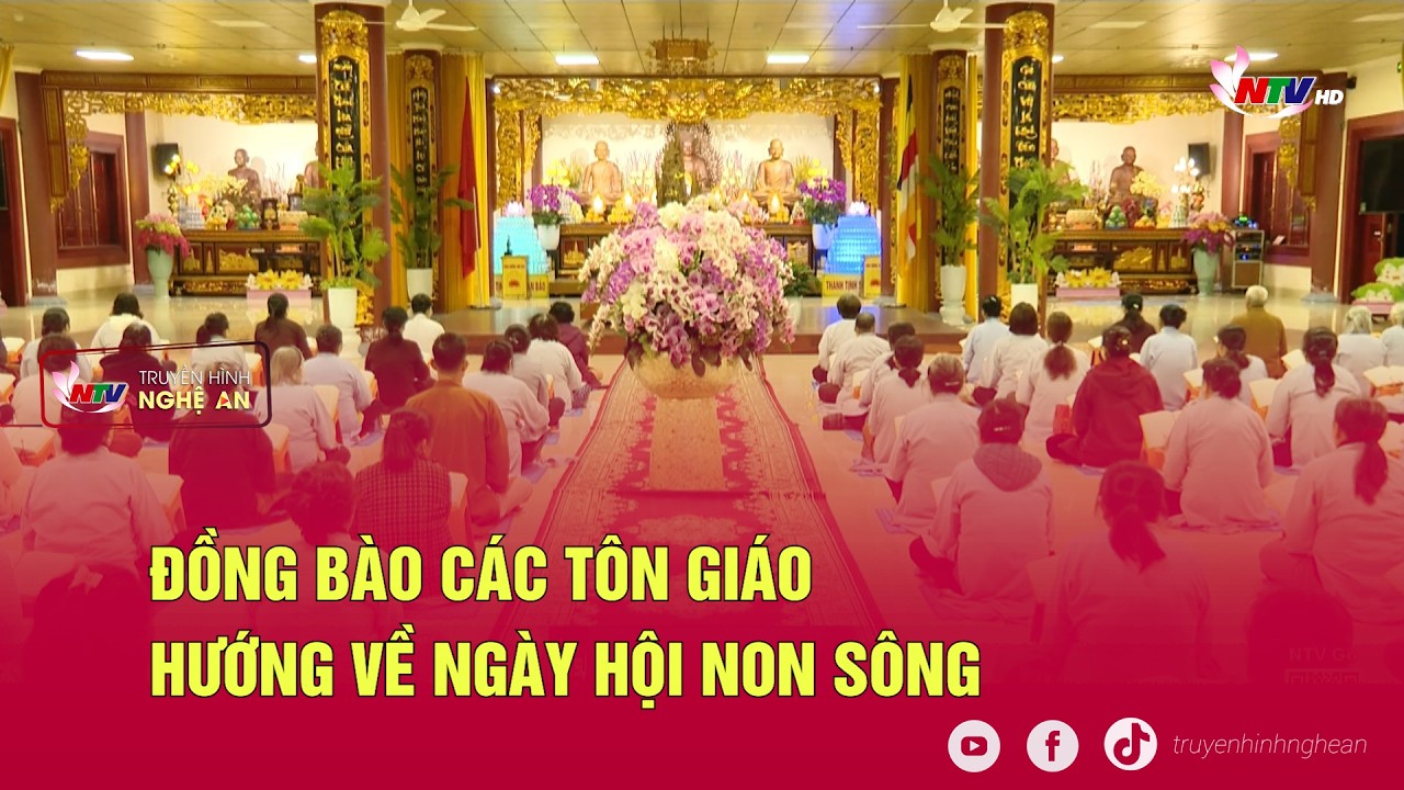 Đồng bào các tôn giáo hướng về ngày hội non sông