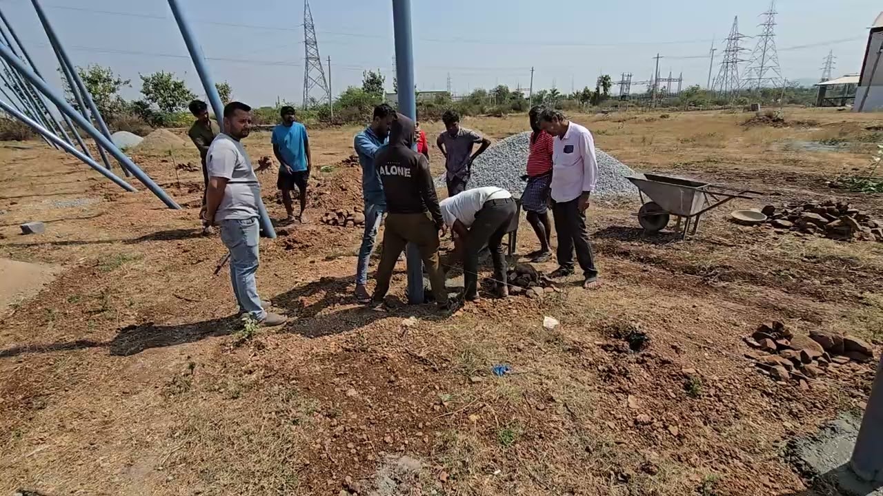 Construction of poultry farm 