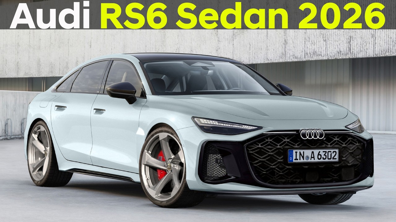 2026-2027 New AUDI RS6 Sedan - 700 HP hybrid system!