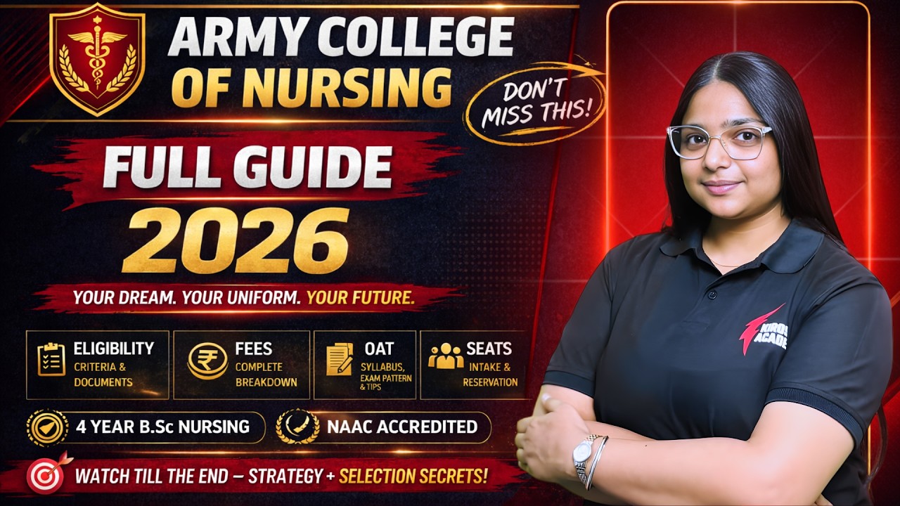 Army BSc Nursing 2026 🔥 Eligibility | Fees | Syllabus | Exam Date | Complete Admission Guide