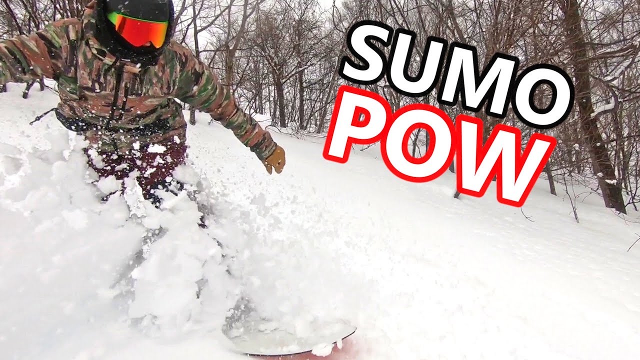 SUMO POW SNOWBOARDING IN JAPAN